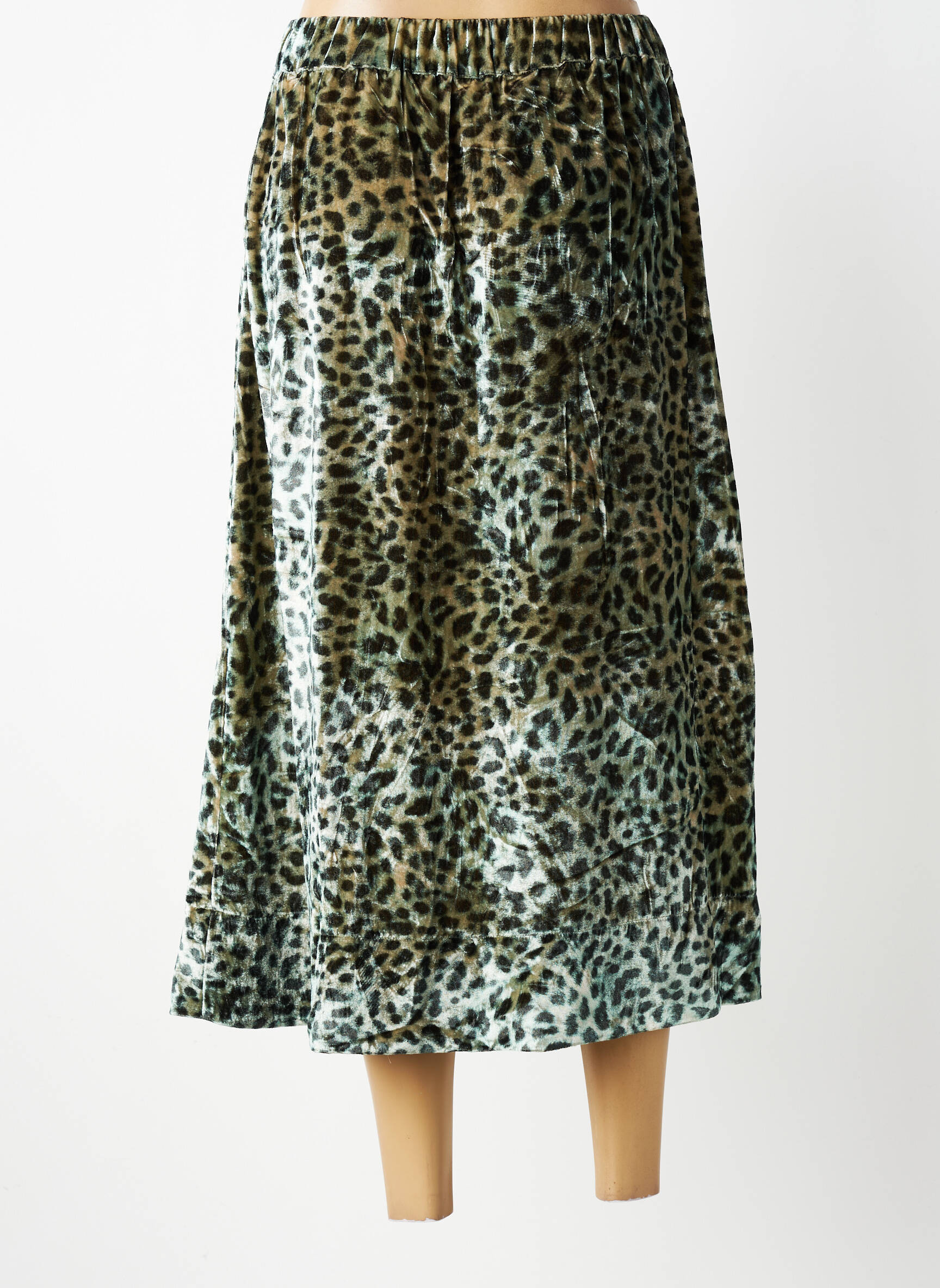 Jupe longue coupe évasée bleu COUTURIST femme