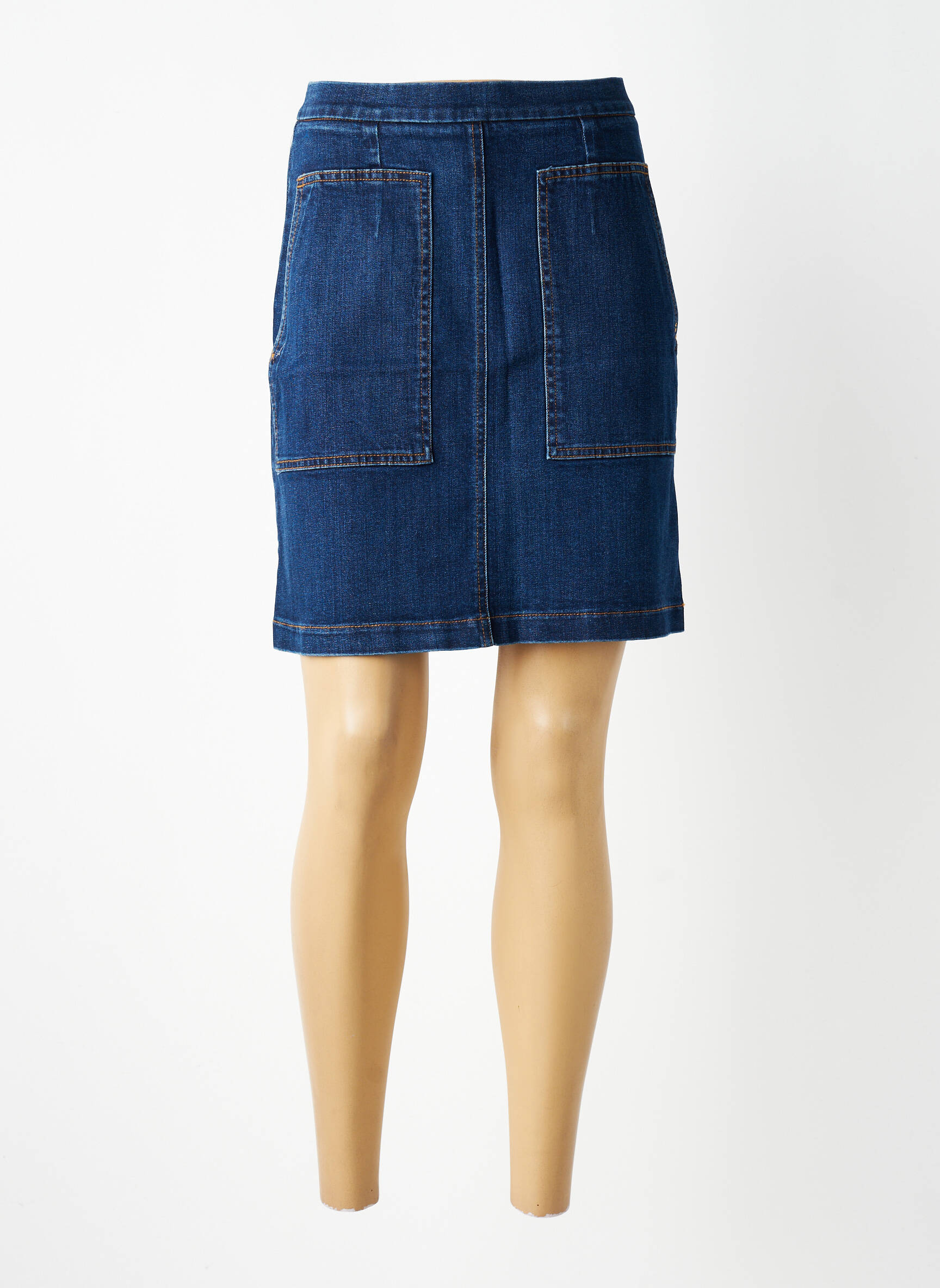 Jupe courte poches bleu COUTURIST femme