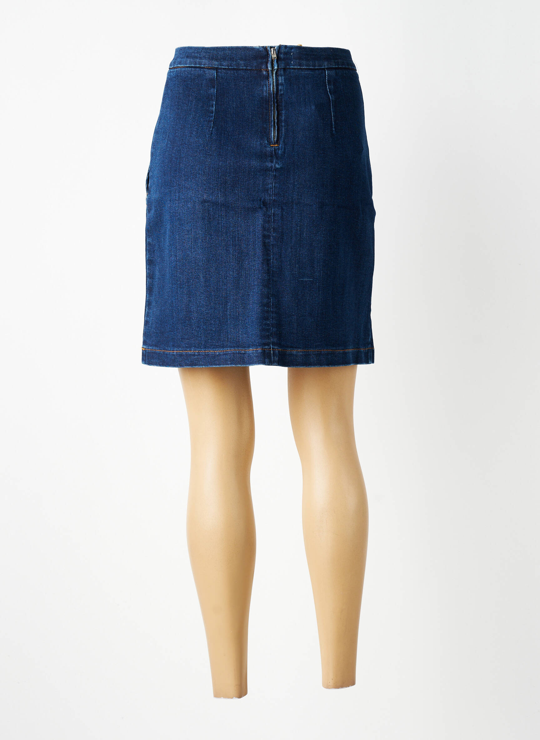 Jupe courte poches bleu COUTURIST femme