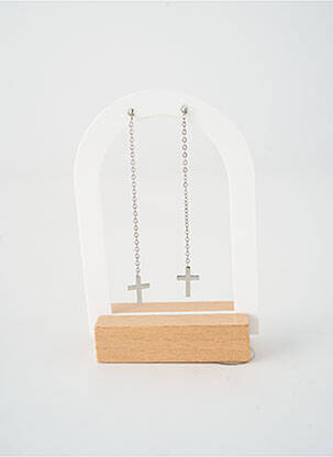 Boucles d’oreilles argent TATA GISELE femme