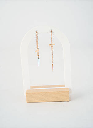 Boucles d’oreilles fermeture crochet or TATA GISELE femme