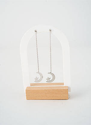 Boucles d’oreilles argent TATA GISELE femme