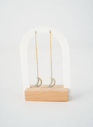 Boucles d’oreilles fermeture crochet or TATA GISELE femme