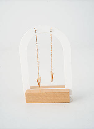 Boucles d’oreilles fermeture crochet or TATA GISELE femme