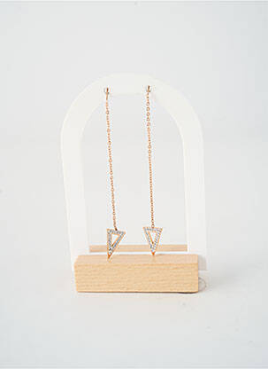 Boucles d’oreilles fermeture crochet or TATA GISELE femme