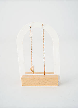 Boucles d’oreilles fermeture crochet or TATA GISELE femme