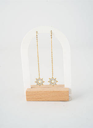 Boucles d’oreilles fermeture crochet or TATA GISELE femme