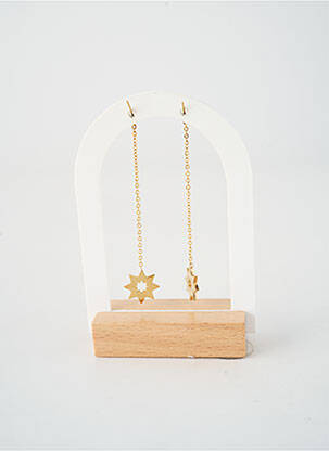 Boucles d’oreilles fermeture crochet or TATA GISELE femme