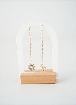 Boucles d’oreilles fermeture crochet or TATA GISELE femme