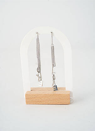 Boucles d’oreilles fermeture boucle(s) argent TATA GISELE femme