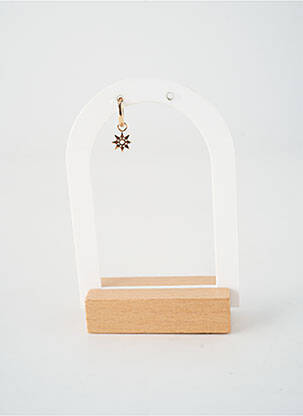 Boucle d'oreille mono fermeture fermoir créole or TATA GISELE femme