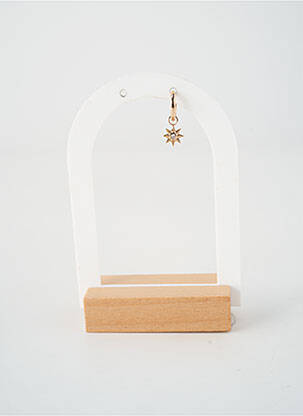 Boucle d'oreille mono fermeture fermoir créole or TATA GISELE femme