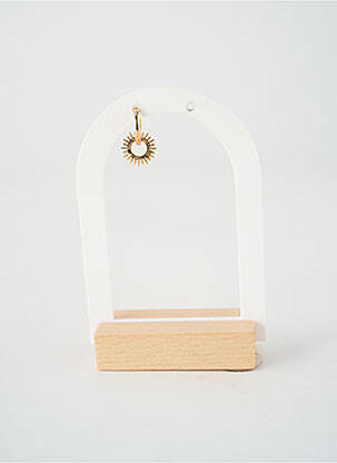 Boucle d'oreille mono fermeture fermoir créole or TATA GISELE femme