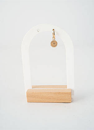 Boucle d'oreille mono fermeture fermoir créole or TATA GISELE femme