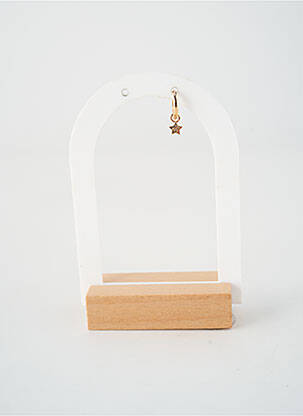 Boucle d'oreille mono fermeture fermoir créole or TATA GISELE femme