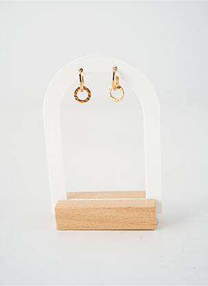 Boucles d’oreilles matériaux plaqué or or TATA GISELE femme