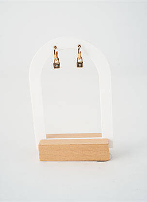 Boucles d’oreilles fermeture fermoir créole or TATA GISELE femme