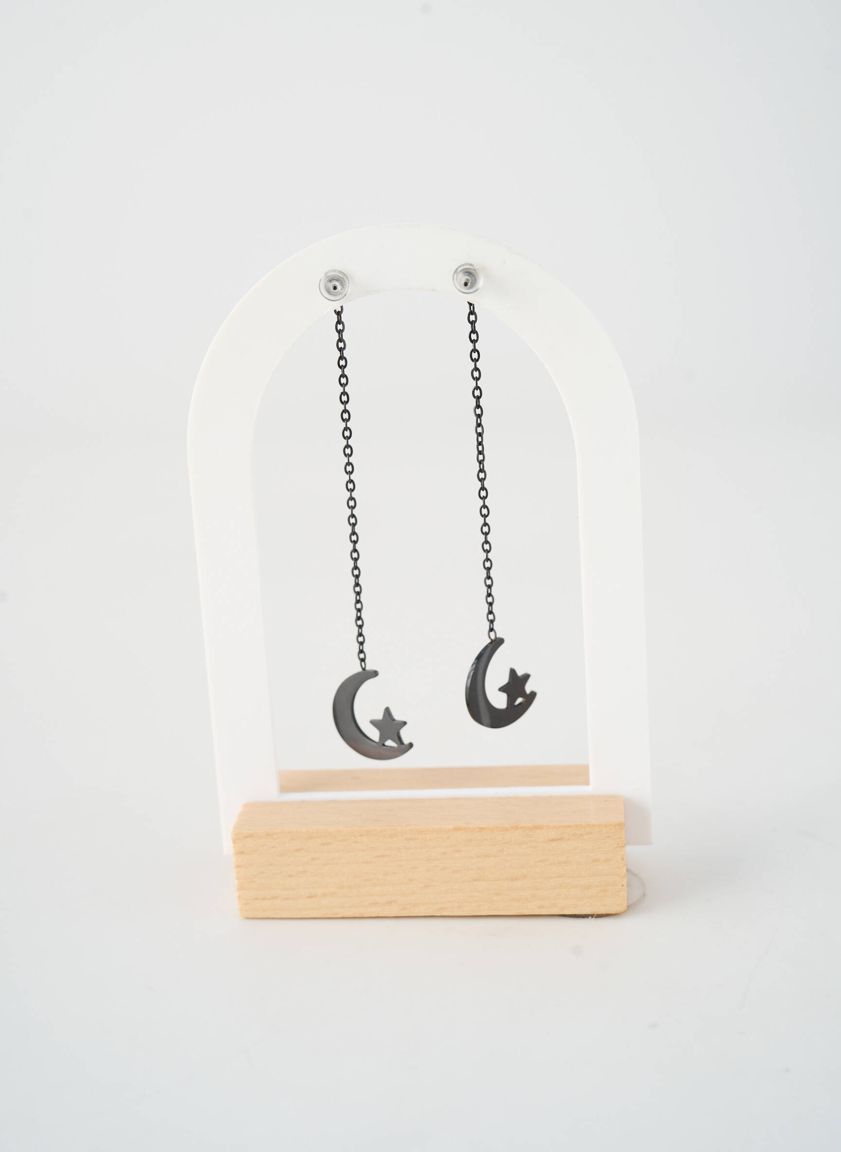 Boucles d’oreilles fermeture boucle(s) noir TATA GISELE femme