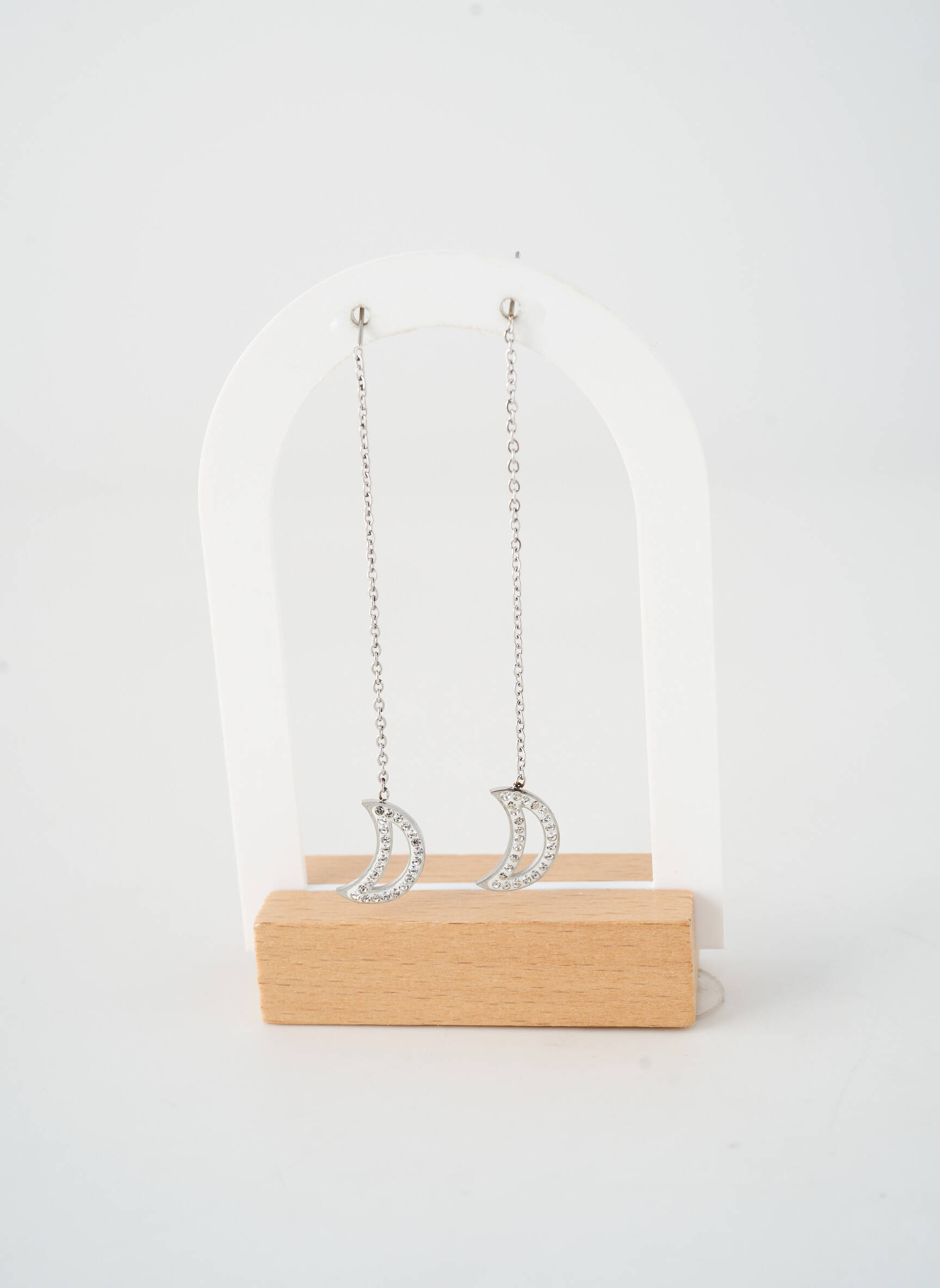 Boucles d’oreilles fermeture crochet argent TATA GISELE femme