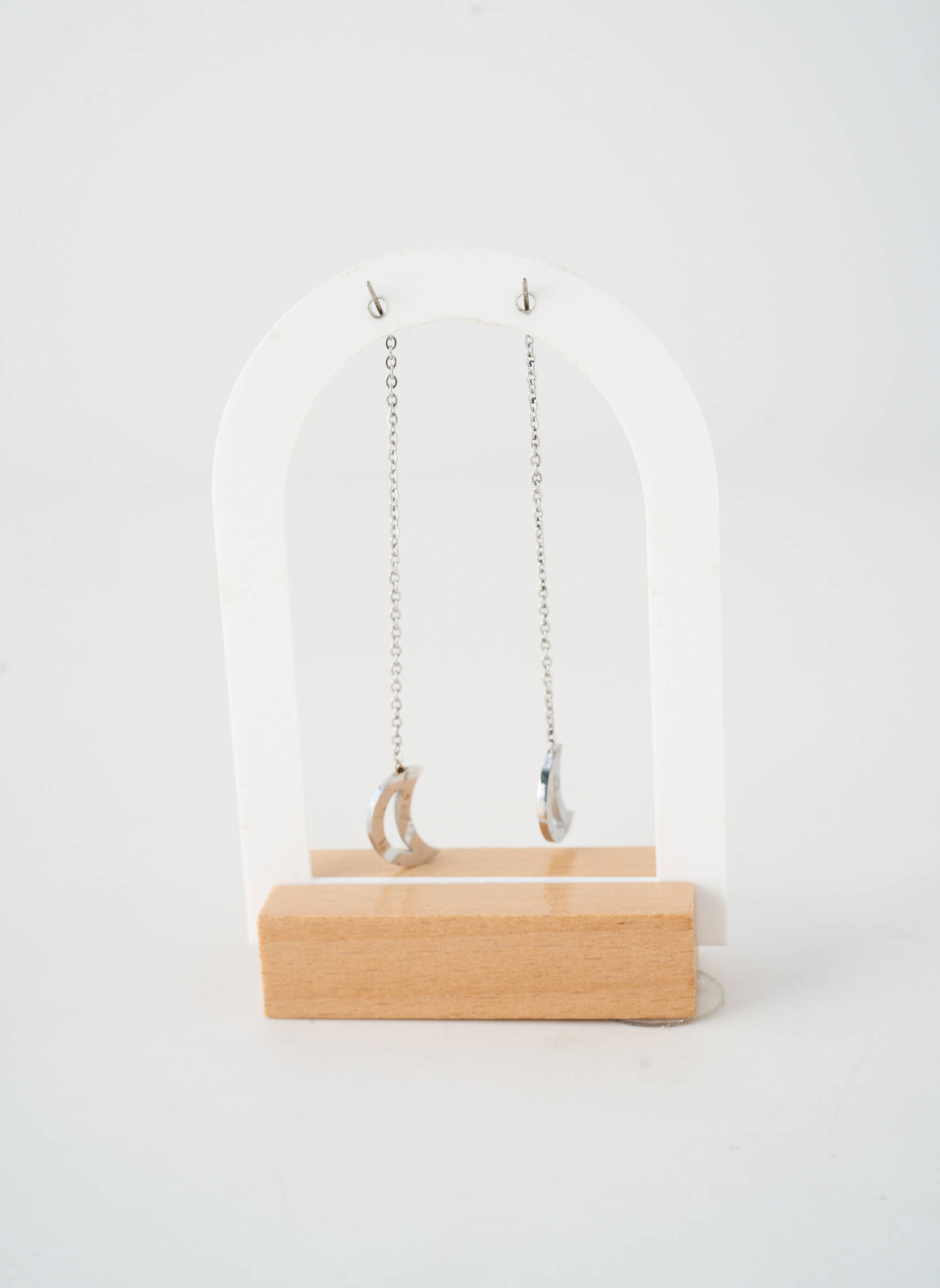 Boucles d’oreilles fermeture crochet argent TATA GISELE femme