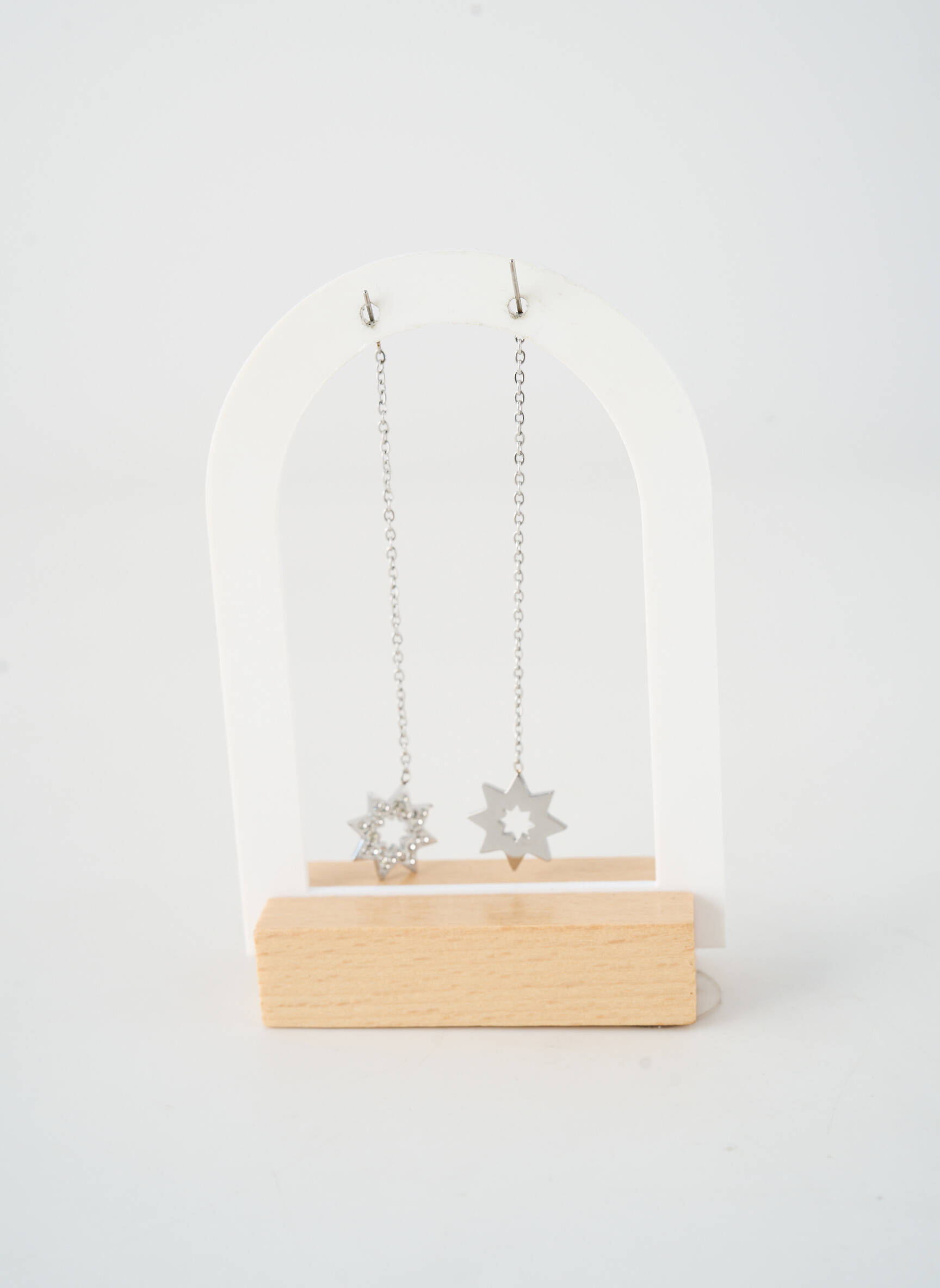 Boucles d’oreilles fermeture crochet argent TATA GISELE femme