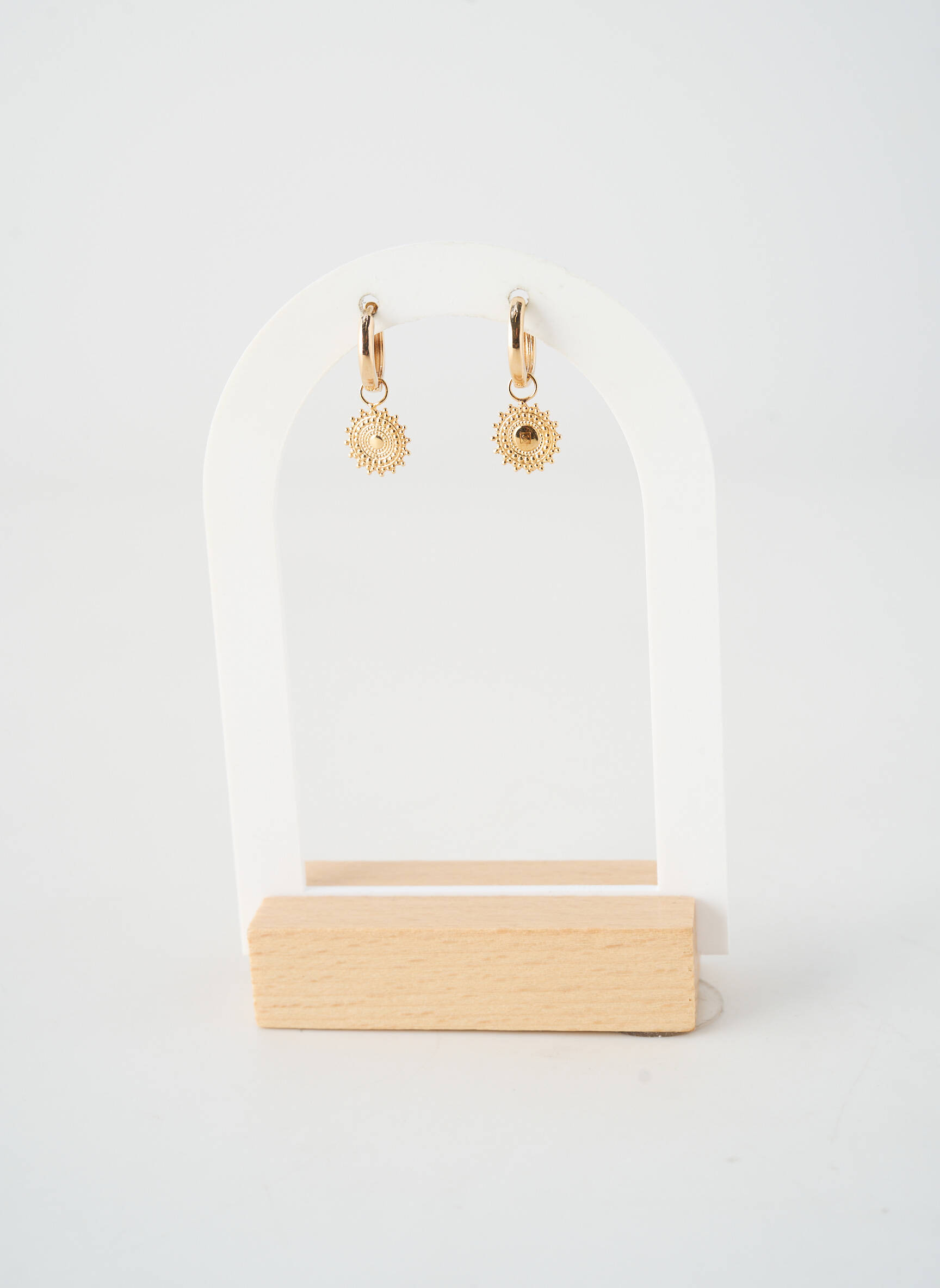 Boucles d’oreilles fermeture fermoir créole or TATA GISELE femme