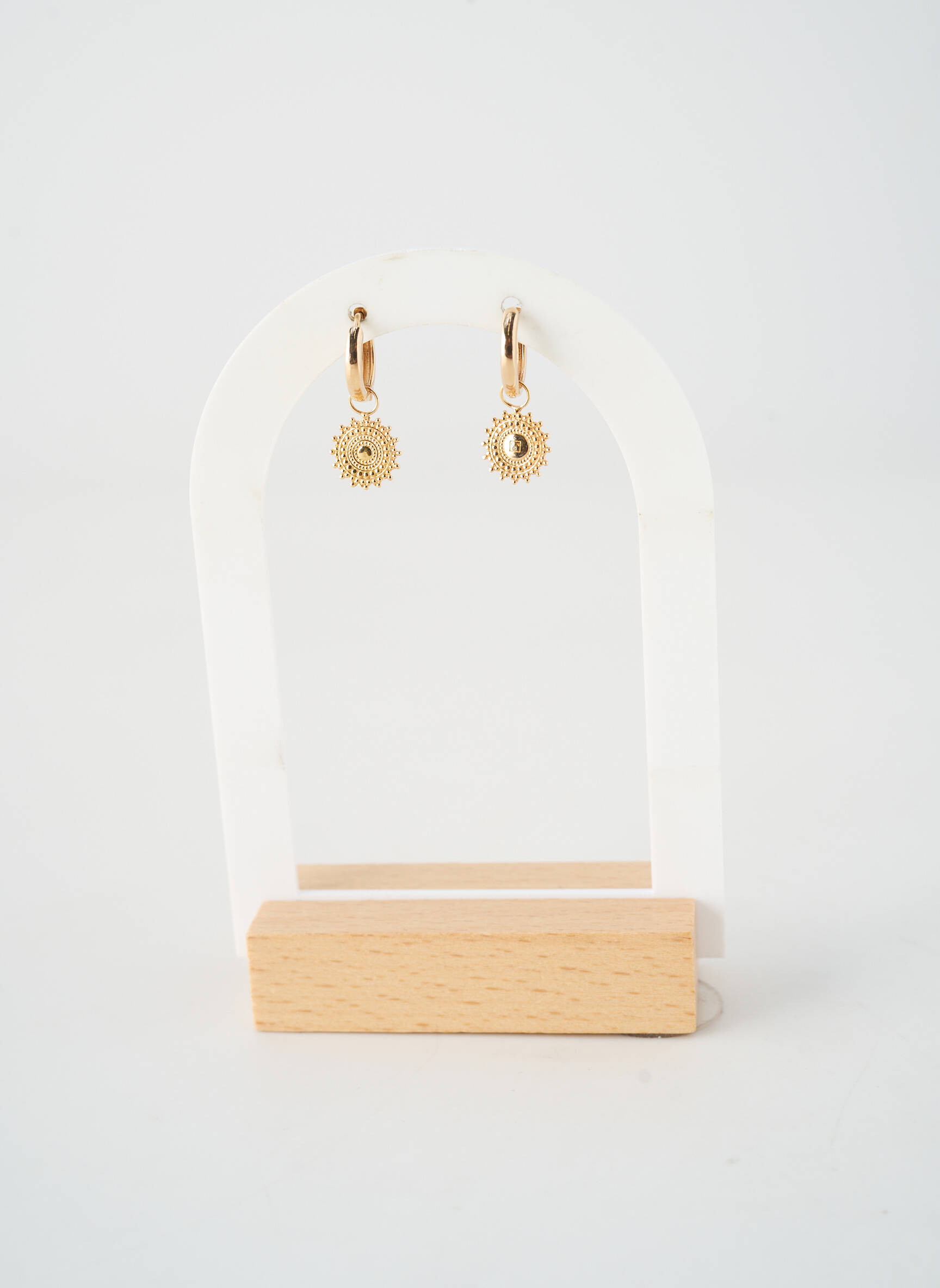 Boucles d’oreilles fermeture fermoir créole or TATA GISELE femme