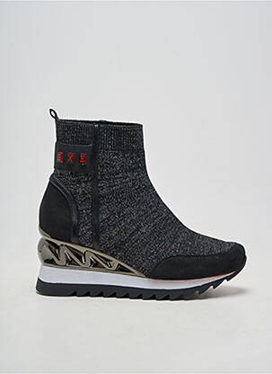 Bottines/boots nubuck talon de 7 à 9cm noir EXÉ femme