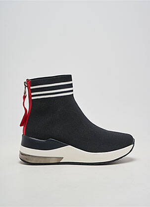 Baskets bout rond talon de 4 à 6cm noir EXÉ femme