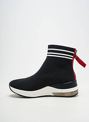 Baskets bout rond talon de 4 à 6cm noir EXÉ femme