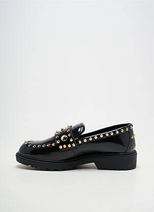 Mocassins tissage vernis talon plat jusqu'à 3cm noir EXÉ femme