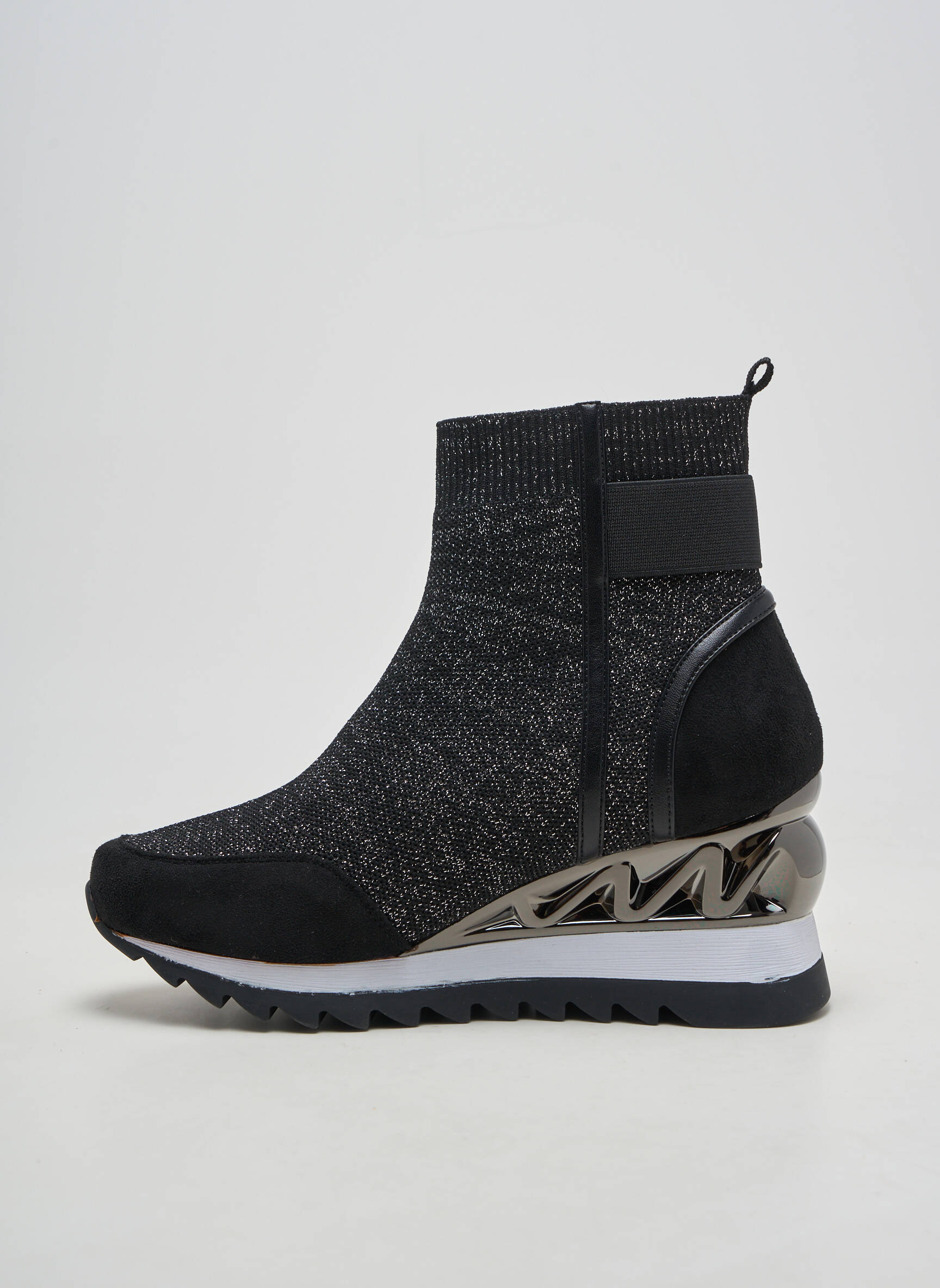 Bottines/boots nubuck talon de 7 à 9cm noir EXÉ femme