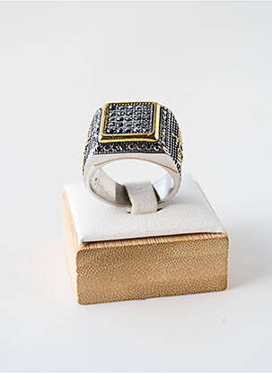Bague noir TATA GISELE homme