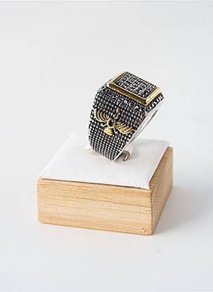 Bague noir TATA GISELE homme