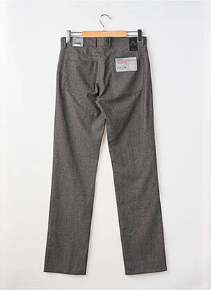 Pantalon slim tissage chiné taille normale gris ALBERTO homme