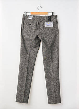 Pantalon chino tissage chiné taille normale gris ALBERTO homme