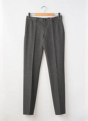 Pantalon slim tissage chiné taille normale gris ALBERTO homme