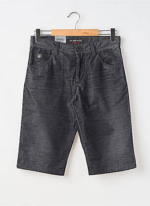 Bermuda stretch taille normale gris ALBERTO homme