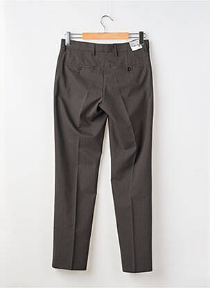 Pantalon slim taille à pinces taille normale gris ALBERTO homme