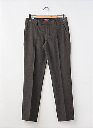 Pantalon slim tissage chiné taille normale gris ALBERTO homme