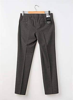 Pantalon slim tissage chiné taille normale gris ALBERTO homme