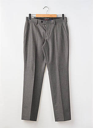 Pantalon slim tissage chiné taille normale gris ALBERTO homme