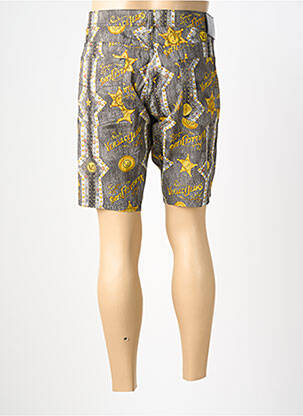 Bermuda tissage popeline taille normale jaune VERSACE JEANS COUTURE homme
