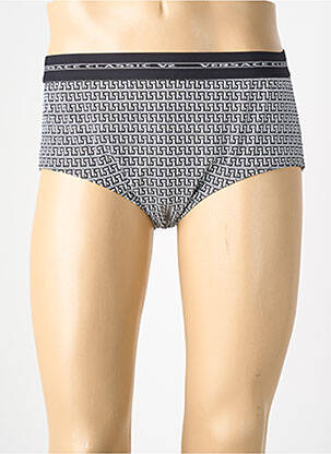 Slip imprimé fantaisie noir VERSACE homme