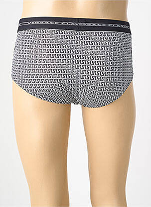Slip imprimé fantaisie noir VERSACE homme