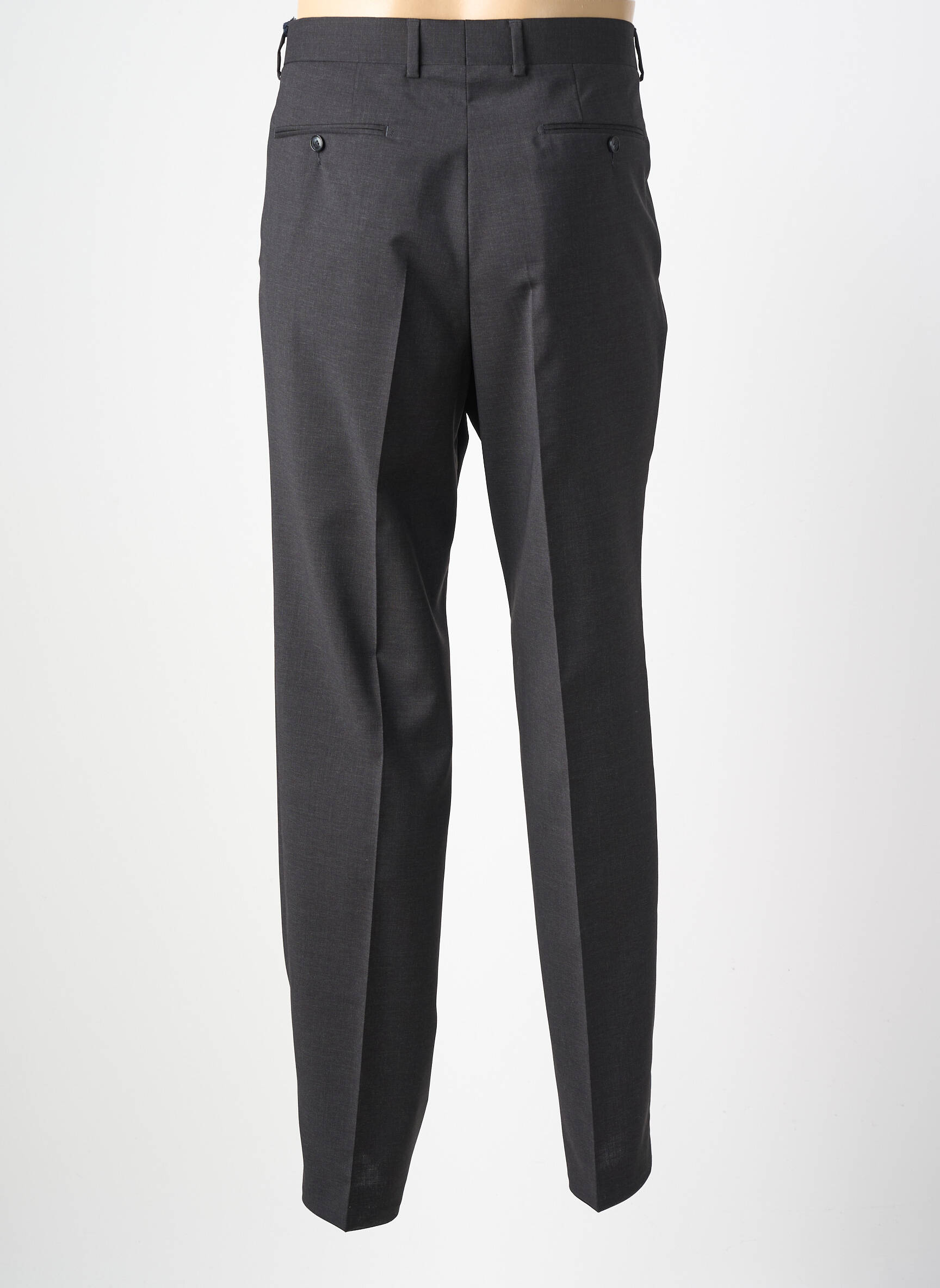 Pantalon slim taille à pinces taille normale gris BARUTTI homme