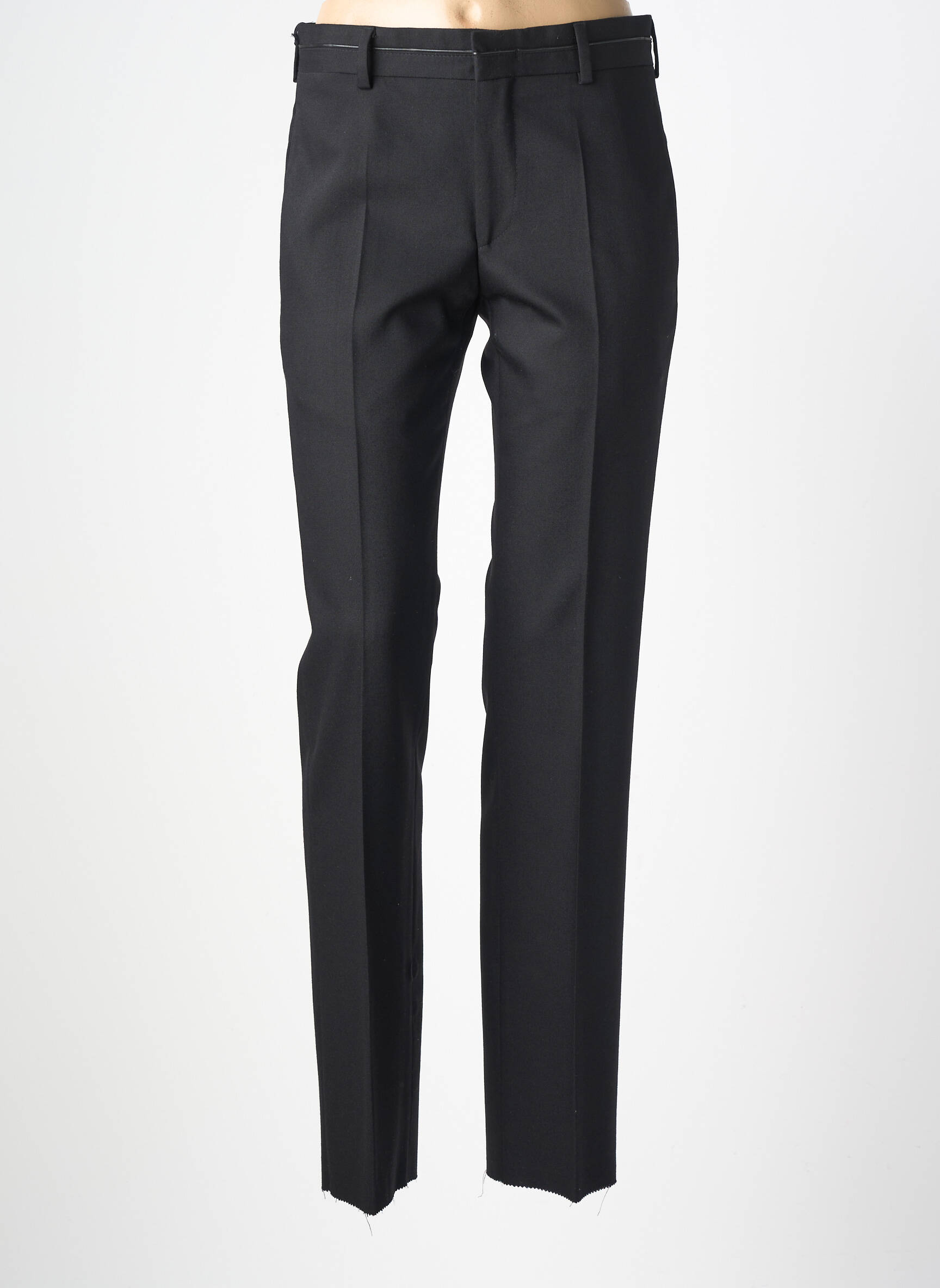 Pantalon slim taille à pinces taille normale noir KARL LAGERFELD homme