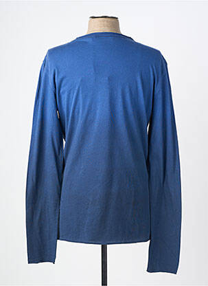 T-shirt coupe droite manches longues bleu LOVE MOSCHINO homme