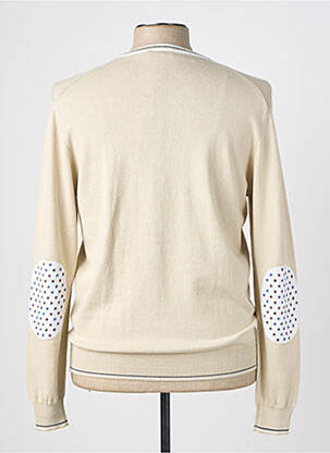 Pull col v manches longues beige NANI BON homme
