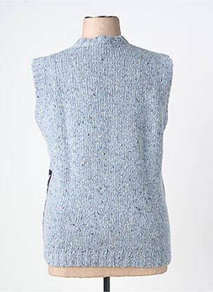 Pull col rond sans manche bleu NANI BON homme